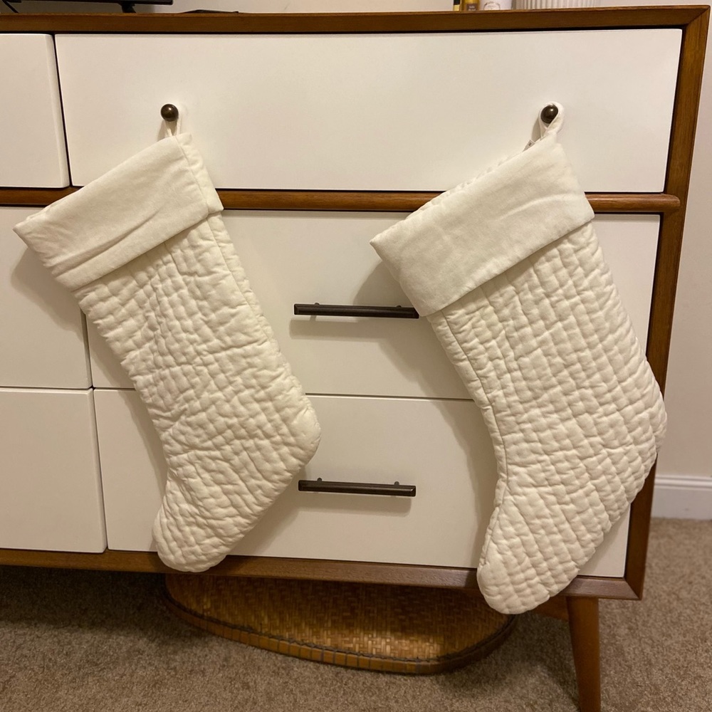 NWT Pottery Barn Velvet Stocking
